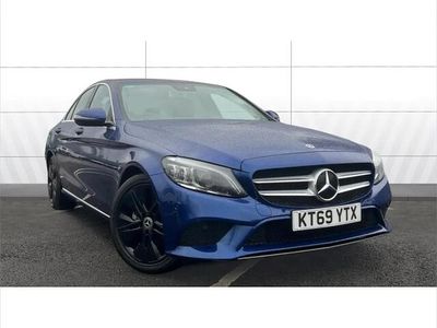 Used Mercedes C200 Premium 184 HP (135 kW) 2019 Blue Sedan