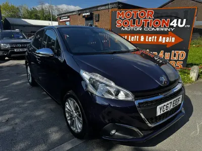 Used Peugeot 208 Allure 2017 Blue Hatchback
