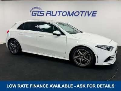 Używany Mercedes A200 AMG line 165 KM (121 kW) 2019 Biały Hatchback