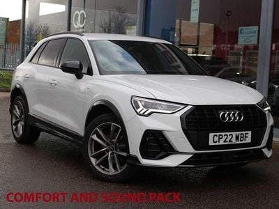 Used Audi Q3 Black Edition 150 HP (110 kW) 2022 White SUV