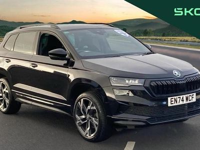 Black Used 2024 Skoda Karoq SportLine SUV | £28,527 (Fair price)