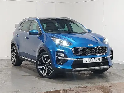 Używany Kia Sportage 174 KM (127 kW) 2019 Niebieski SUV