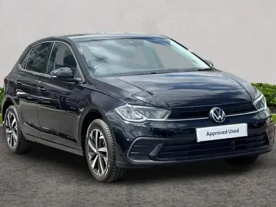 Used VW Polo Match 95 HP (69 kW) 2025 Black Hatchback