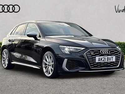 Black Used 2021 Audi S3 Sportback Comfort Hatchback | £27,749 (Fair price)