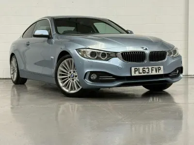 Used BMW 420 Coupé Luxury Line 184 HP (135 kW) 2013 Blue Coupe