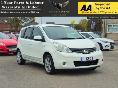 Used Nissan Note N-TEC 88 HP (64 kW) 2009 White MPV