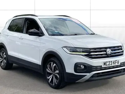 Used VW T-Cross Black Edition 110 HP (80 kW) 2023 White SUV