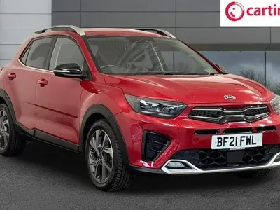 Used Kia Stonic GT-Line 120 HP (88 kW) 2021 Red SUV
