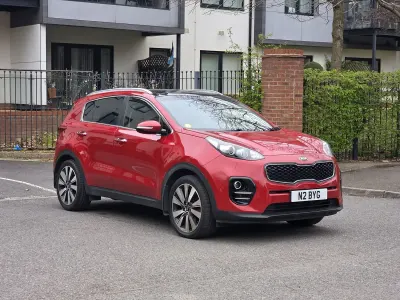Used Kia Sportage 141 HP (103 kW) 2017 Red SUV