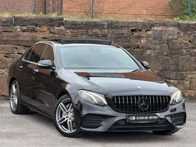 Usado Mercedes E220 AMG Line Premium 2017 Preto Sedan