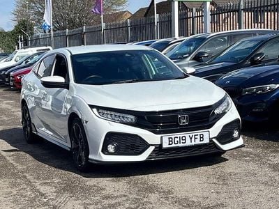 Used Honda Civic Sport 2019 White Hatchback