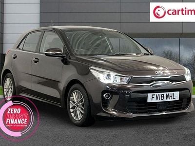 Used Kia Rio 99 HP (72 kW) 2018 Brown Hatchback