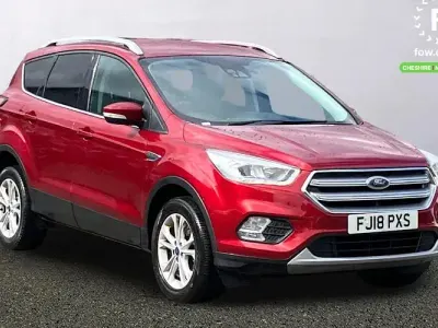 Used Ford Kuga Titanium 120 HP (88 kW) 2018 Red SUV