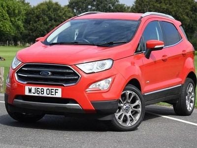 Used Ford Ecosport Titanium 125 HP (91 kW) 2018 Red SUV