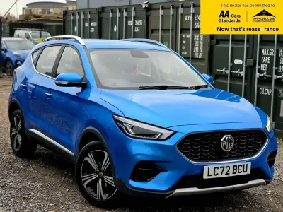 Used MG ZS Excite 111 HP (81 kW) 2022 Blue Hatchback