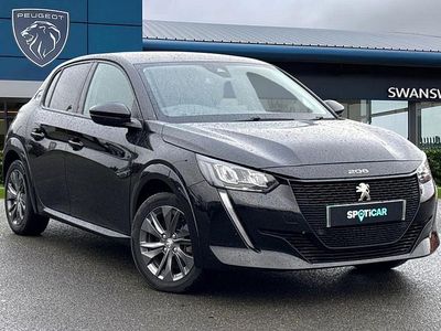 Used Peugeot e-208 Allure Premium 100 kW (136 HP) 2022 Black Hatchback