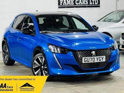 Used Peugeot 208 GT-line 100 HP (73 kW) 2020 Blue Hatchback