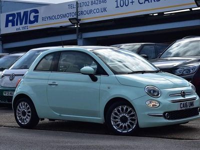 Used Fiat 500 Lounge 85 HP (62 kW) 2016 Green Hatchback