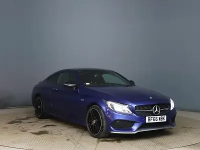 Begagnad Mercedes C43 AMG Premium 2016 Blå Sportkupé
