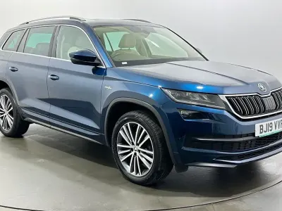 Used Skoda Kodiaq LAURIN & KLEMENT 150 HP (110 kW) 2019 Blue SUV