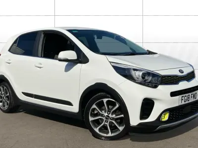 Used Kia Picanto X-Line 83 HP (61 kW) 2018 White Hatchback