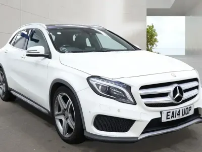 Used Mercedes GLA220 AMG line 170 HP (125 kW) 2014 White SUV