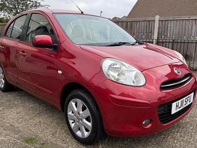 Used Nissan Micra Acenta 80 HP (58 kW) 2011 Red Hatchback