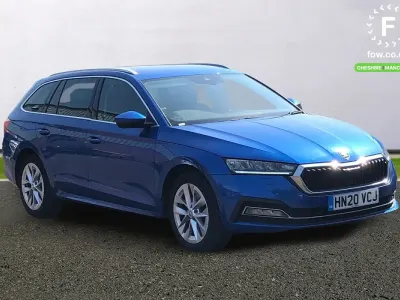 Used Skoda Octavia SE L First Edition 150 HP (110 kW) 2020 Blue Estate