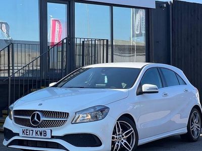 Used Mercedes A180 AMG line 109 HP (80 kW) 2017 White Hatchback