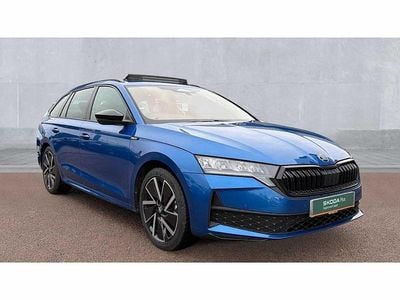 Used Skoda Octavia SportLine 150 HP (110 kW) 2026 Race blue metallic Estate