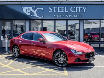 Used Maserati Ghibli 2017 Red Sedan