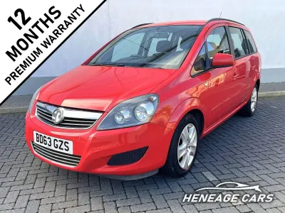 Used Vauxhall Zafira 2013 Red MPV