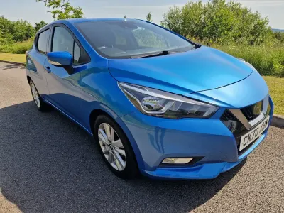 Used Nissan Micra Acenta 2020 Blue Hatchback