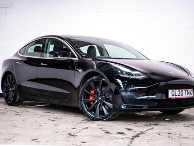 Black Used 2020 Tesla Model 3 Performance Sedan | £14,250 (Fair price)