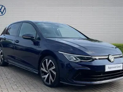 Used VW Golf VIII R-line 150 HP (110 kW) 2022 Blue Hatchback