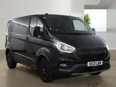 Used Ford Transit Custom 130 HP (95 kW) 2021 Black Van