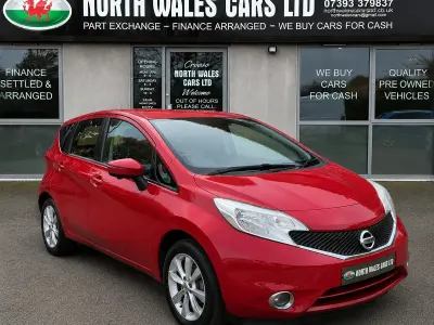 Used Nissan Note S 98 HP (72 kW) 2016 Red Hatchback