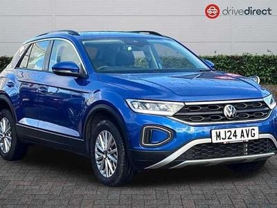 Blue Used 2024 VW T-Roc Life SUV | £19,225 (Fair price)