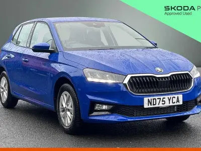 Used Skoda Fabia SE 116 HP (85 kW) 2025 Blue Hatchback