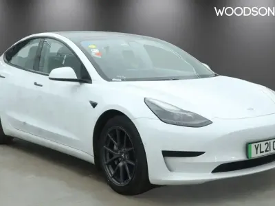 Used Tesla Model 3 Standard Range 208 kW (283 HP) 2021 White Sedan