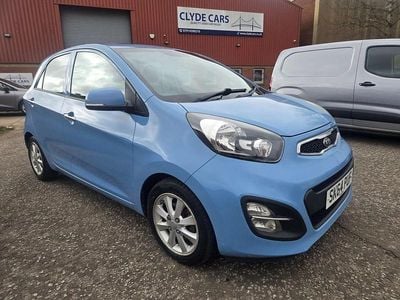 Used Kia Picanto 84 HP (61 kW) 2014 Blue Hatchback