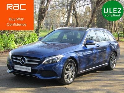 Used Mercedes C220 Premium 170 HP (125 kW) 2015 Blue Estate