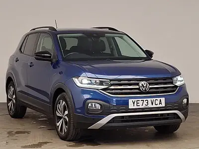Used VW T-Cross Black Edition 110 HP (80 kW) 2024 Blue SUV