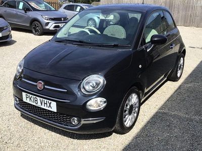 Używany Fiat 500 Lounge 69 KM (50 kW) 2018 Czarny Hatchback