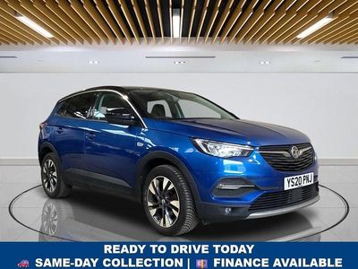 Used Vauxhall Grandland X SRi 130 HP (95 kW) 2020 Blue SUV