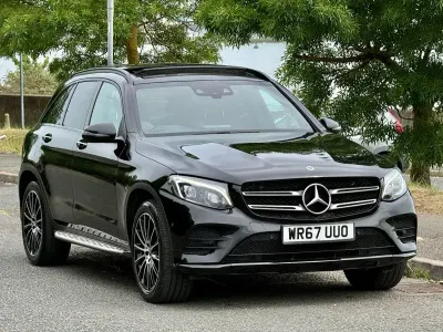 Used Mercedes GLC250 AMG line 204 HP (150 kW) 2017 Black Estate