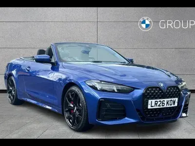 Used BMW 420 M Sport 184 HP (135 kW) 2026 Portimao blue Cabriolet