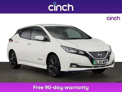 White Used 2020 Nissan Leaf Tekna Hatchback | £10,099 (Fair price)