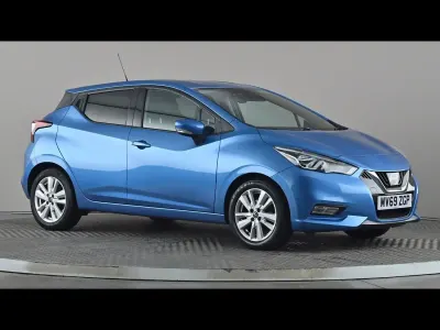 Used Nissan Micra Acenta 101 HP (74 kW) 2019 Blue Hatchback