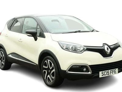 Cream and black Used 2015 Renault Captur Dynamique SUV | £5,800 (Fair price)